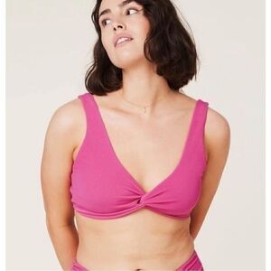 🐿️ NWT Andie Swimwear The Portofino Top In Orchid Pink Size XS